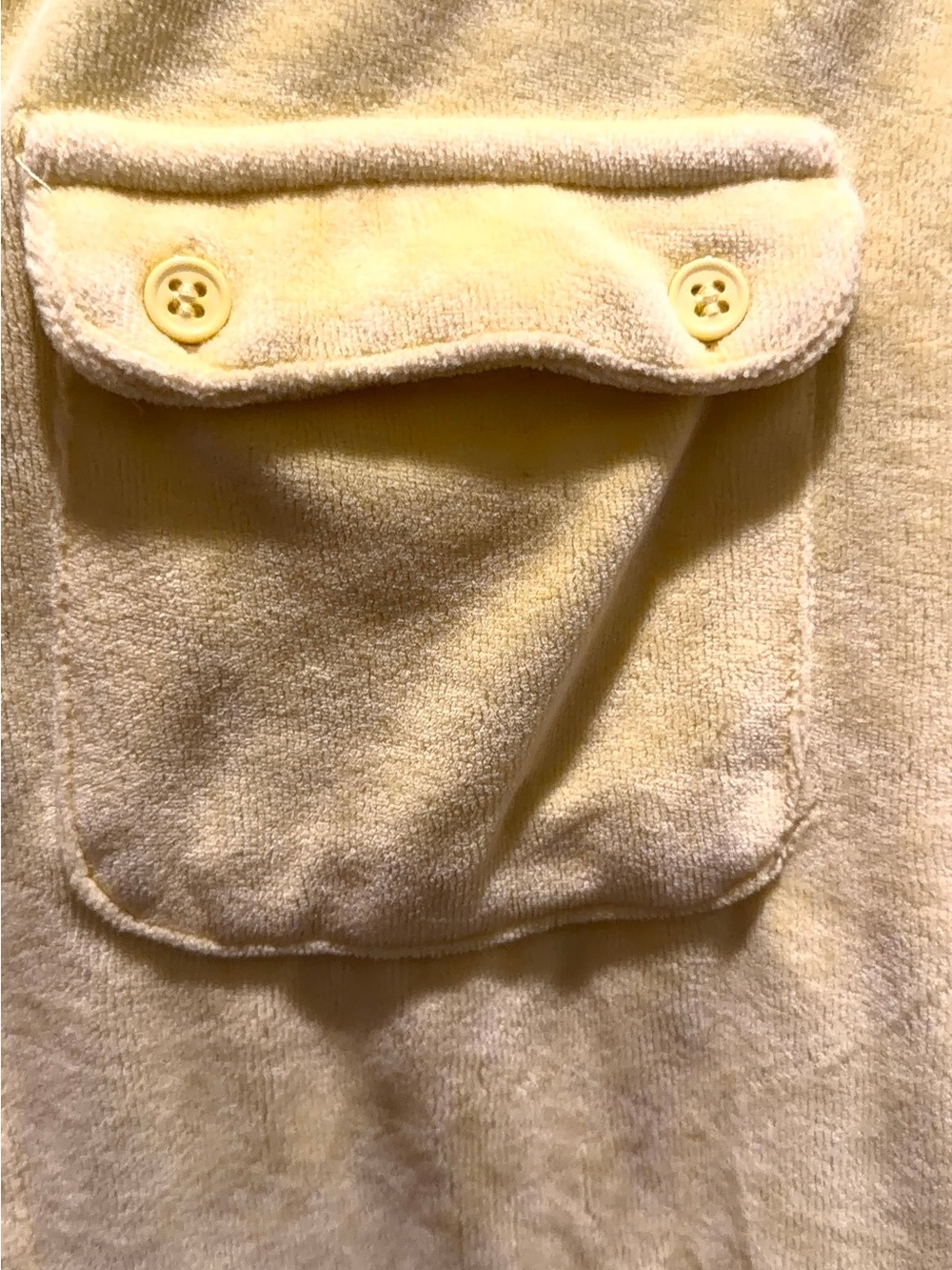 Jaded London Lemon Yellow Velour Cropped Button-Front Cardigan - Picture 7 of 8